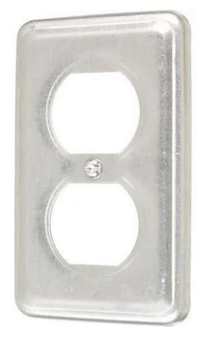 11C1 - 2 3/8 WIDE-DUPLEX RECEPTACLE UTILITY BOX COVER