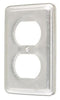 11C1 - 2 3/8 WIDE-DUPLEX RECEPTACLE UTILITY BOX COVER