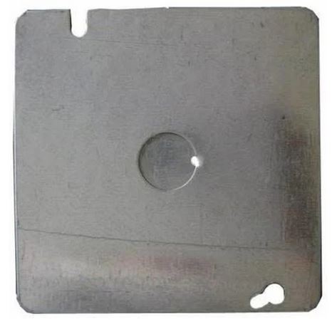 52C6 SQUARE BOX PLATE COVER 1/2" Knockout