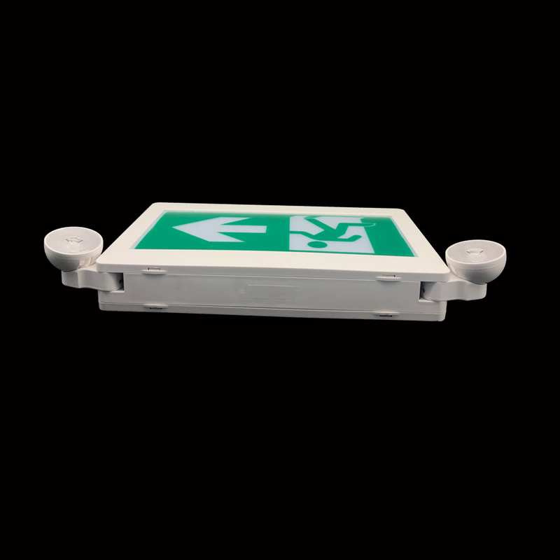 Running Man with Emergency Exit Lights