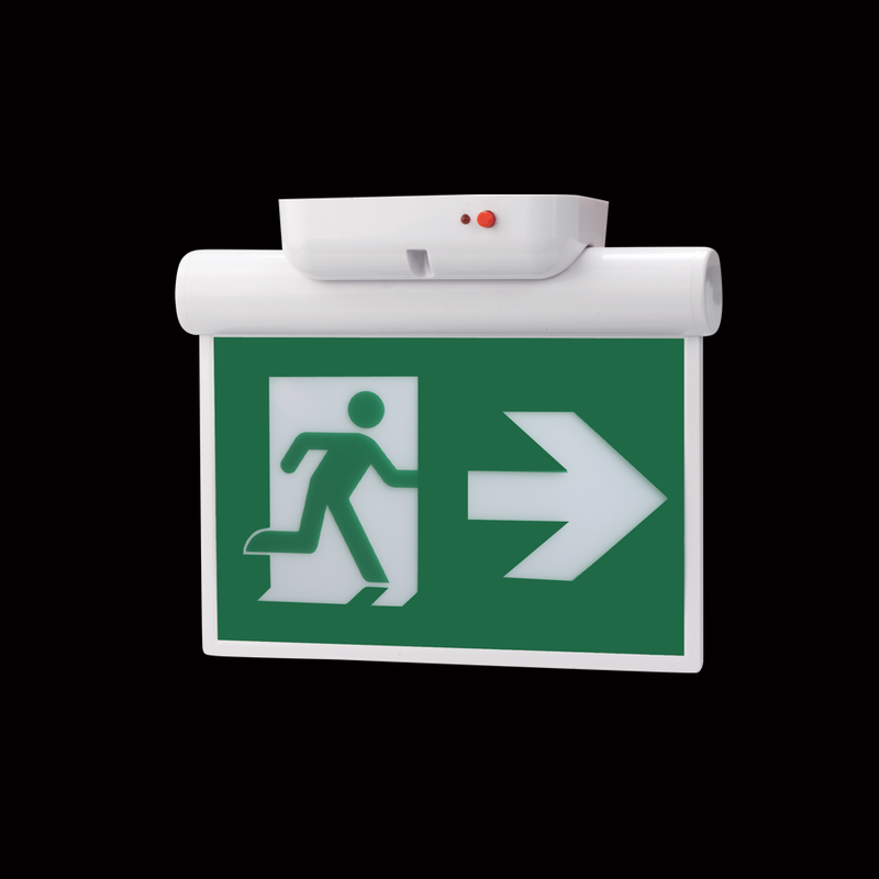 Running Man Exit Sign