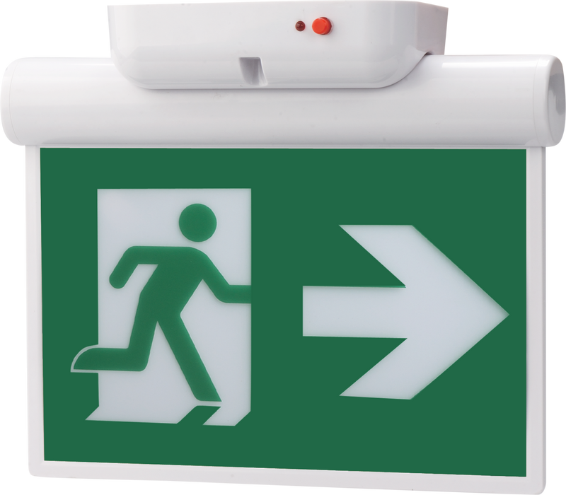 Running Man Exit Sign