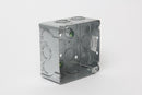 52171-K 4" Square junction box with knockouts (Case of 50)