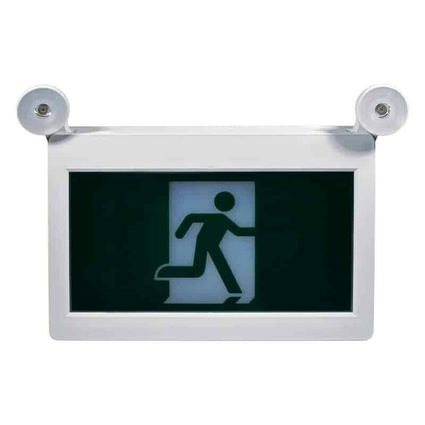 Running Man with Emergency Exit Lights
