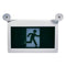 Running Man with Emergency Exit Lights